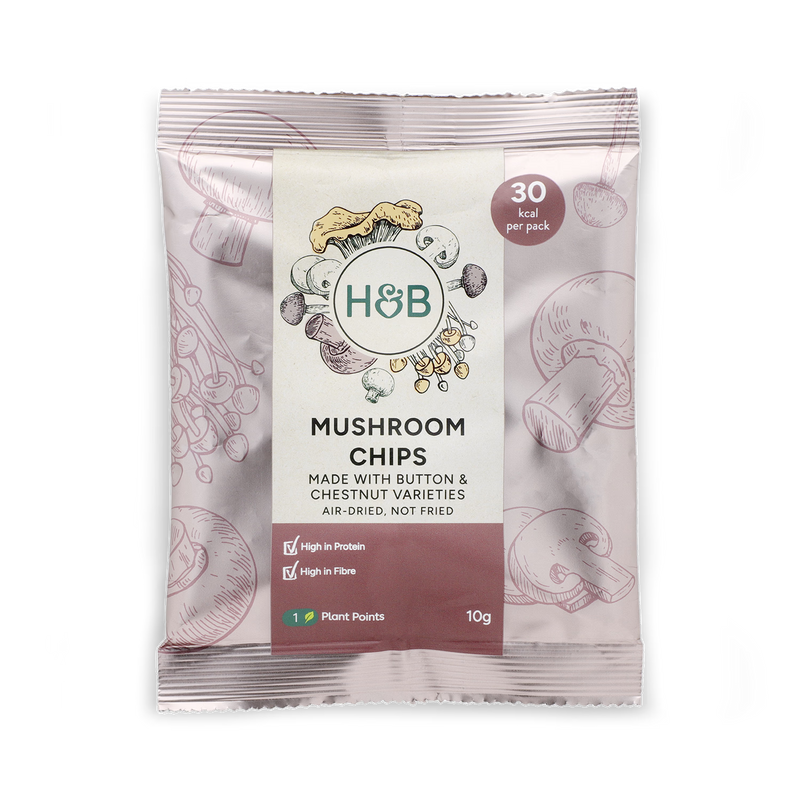 Holland & Barrett mushroom chips 10g, UK version