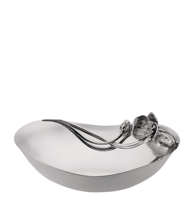 Harrods Christofle Silver-Plated Anemone-Belle Époque Serving Bowl 26cm- Buy online at McGrocer