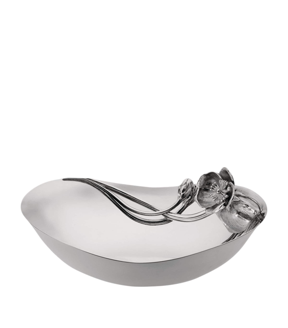 Christofle Anemone-Belle Époque silver-plated serving bowl 26cm - British product