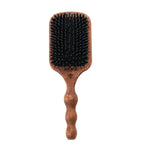 Philip B mahogany paddle hairbrush with natural boar and nylon bristles, imported from the UK