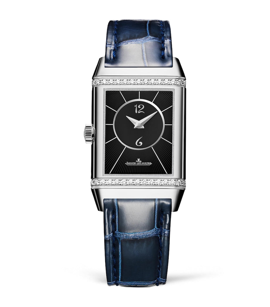 Jaeger-LeCoultre Reverso Classic Duetto stainless steel watch 24.4mm, UK version