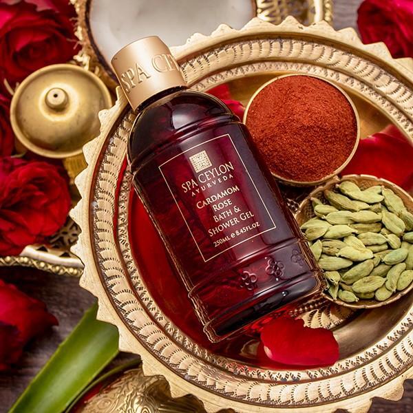 Spa Ceylon Cardamom Rose bath and shower gel 250ml, imported from the UK