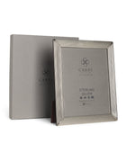 Carrs Silver fluted photo frame with wood back 10x8 inch - British product