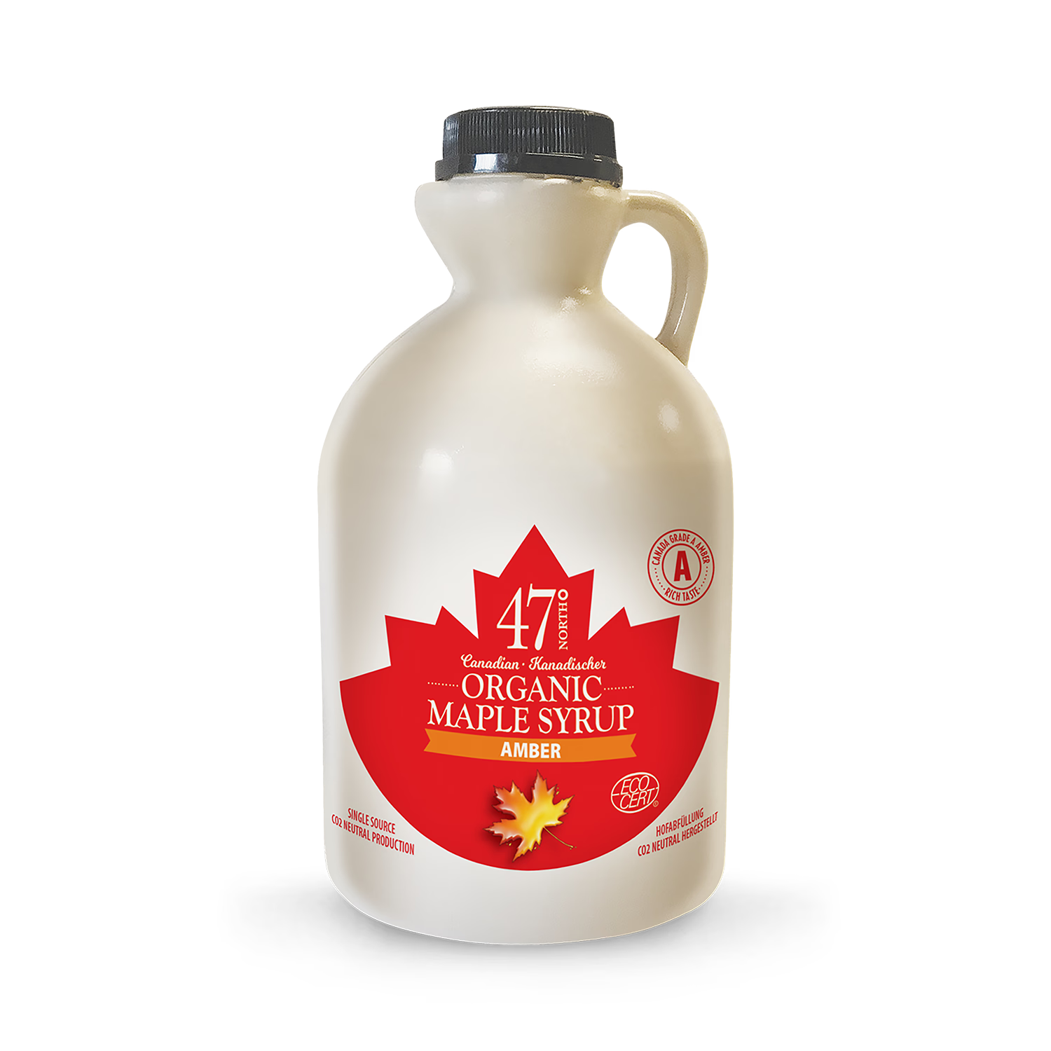 47° North organic maple syrup 1l, imported from the UK