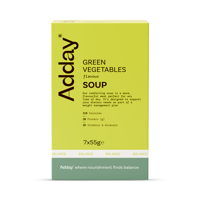 Adday green vegetable soup 7x57g, UK version