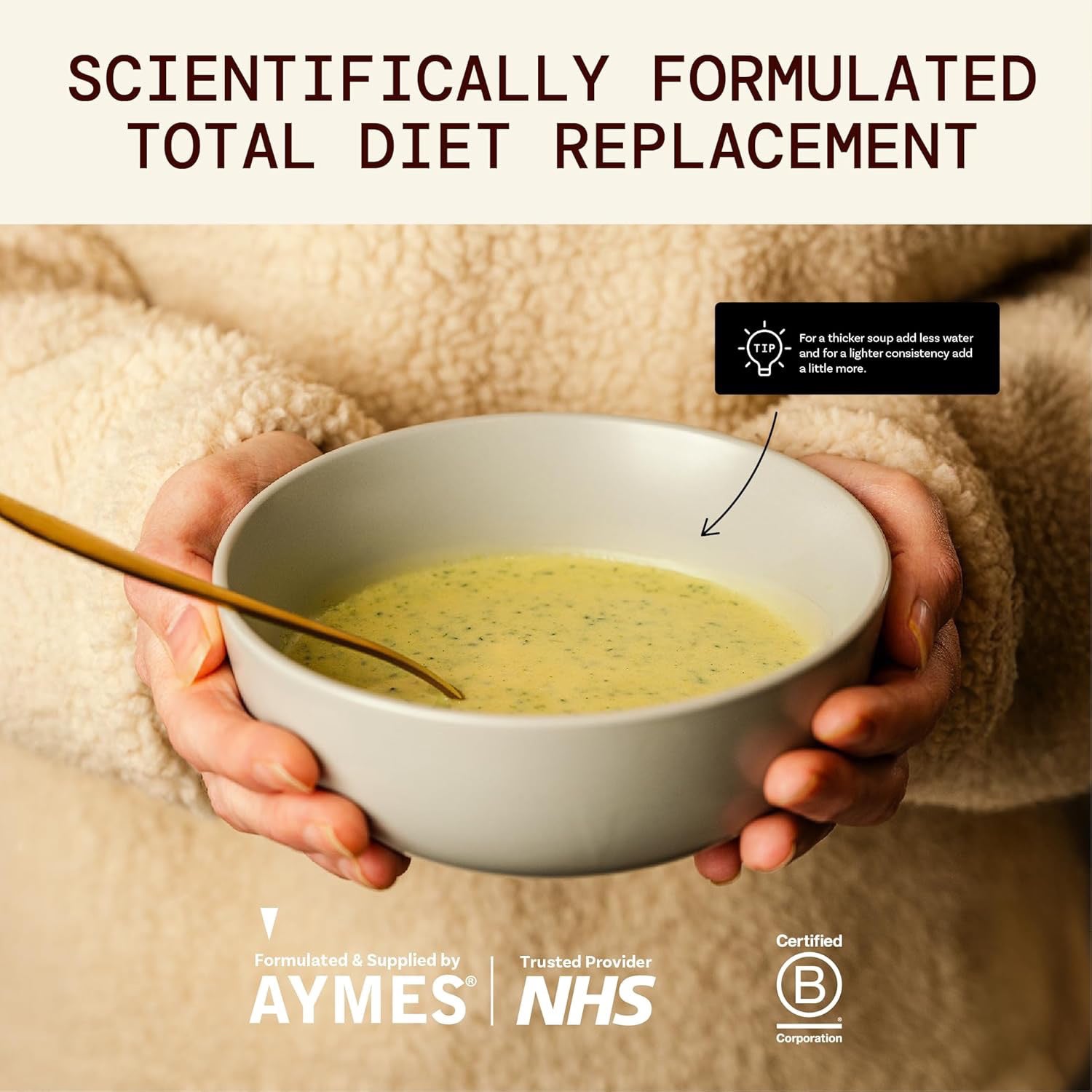 Adday green vegetable soup 7x57g, UK version