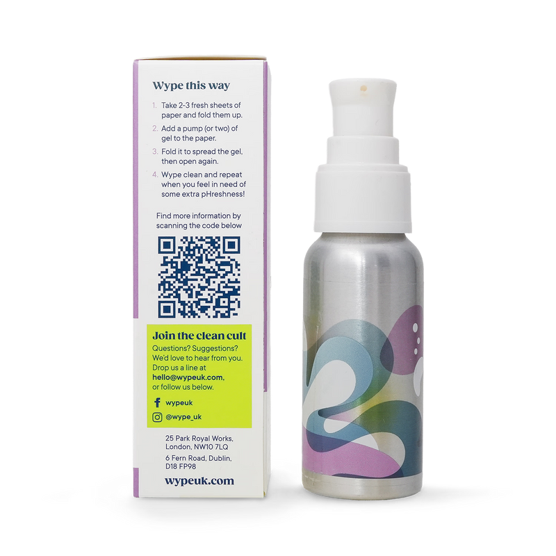 WYPE Viva la V intimate cleansing gel 50 ml, UK version