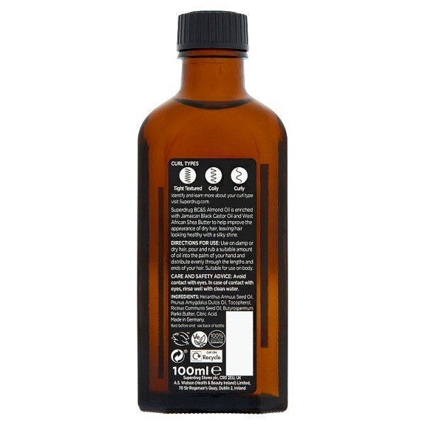 Superdrug BC&S Almond Hair Oil 100ml