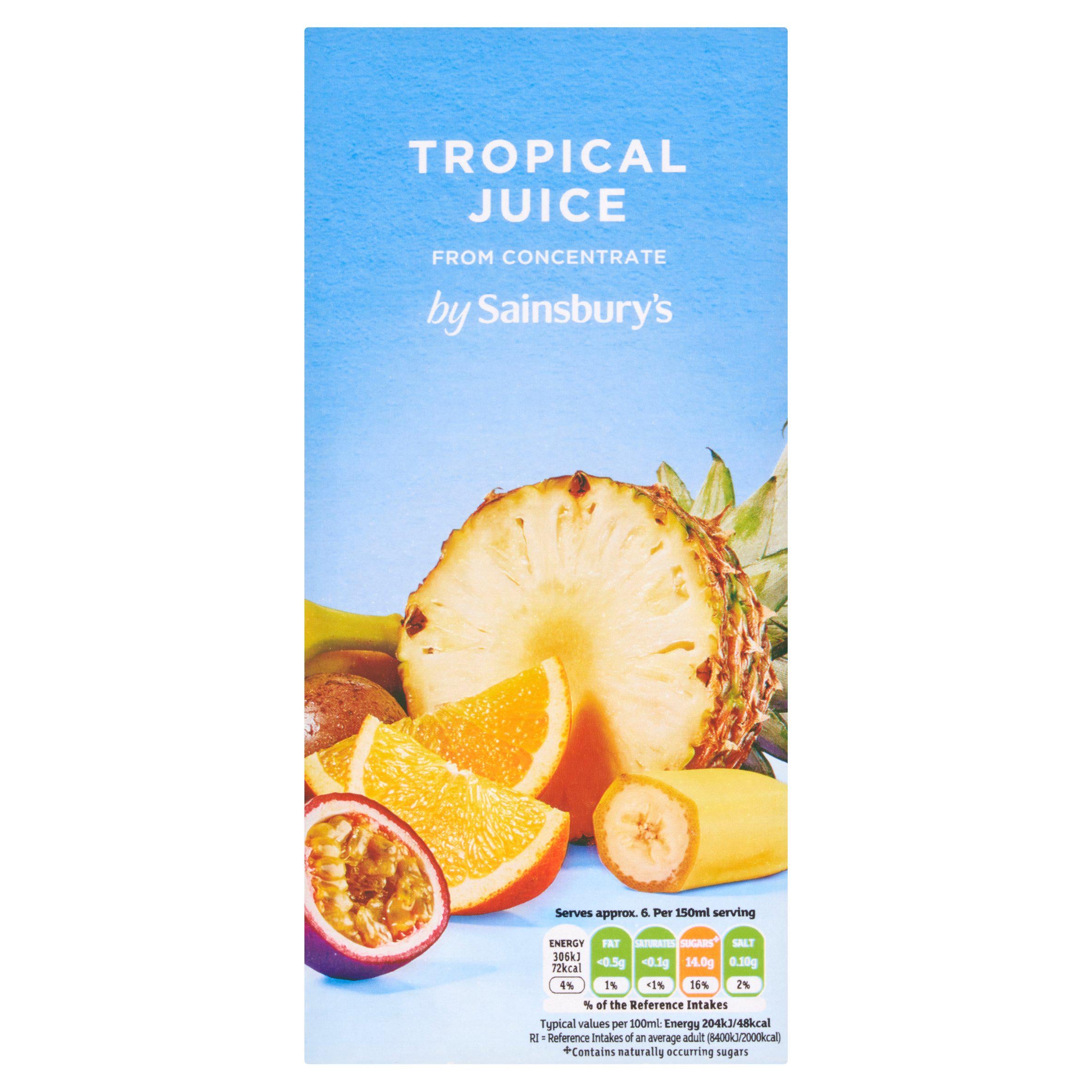 Sainsbury's Tropical Juice from Concentrate 1L GOODS Sainsburys   