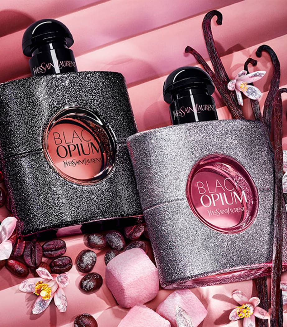 YSL Black Opium Glitter eau de parfum 90ml, imported from the UK
