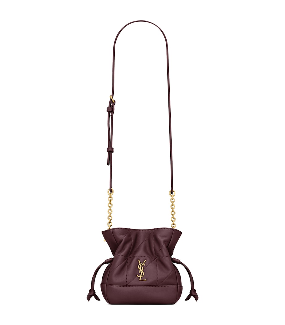 Saint Laurent Mini Jamie Shoulder Bag in lambskin, imported from the UK