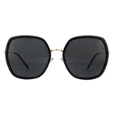 Polaroid grey polarised sunglasses oversized hexagonal, imported from the UK