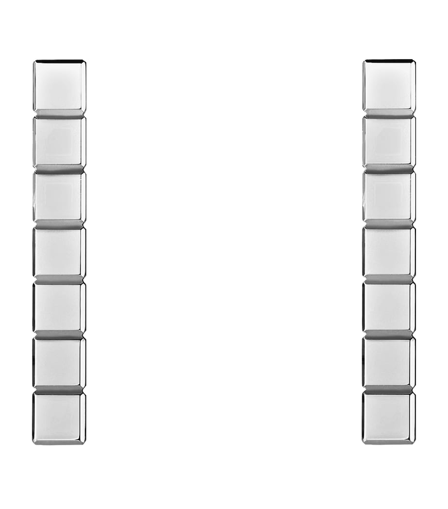 Chopard Ice Cube earrings in white gold, imported from the UK