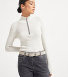 Brunello Cucinelli sueded calfskin belt - British product