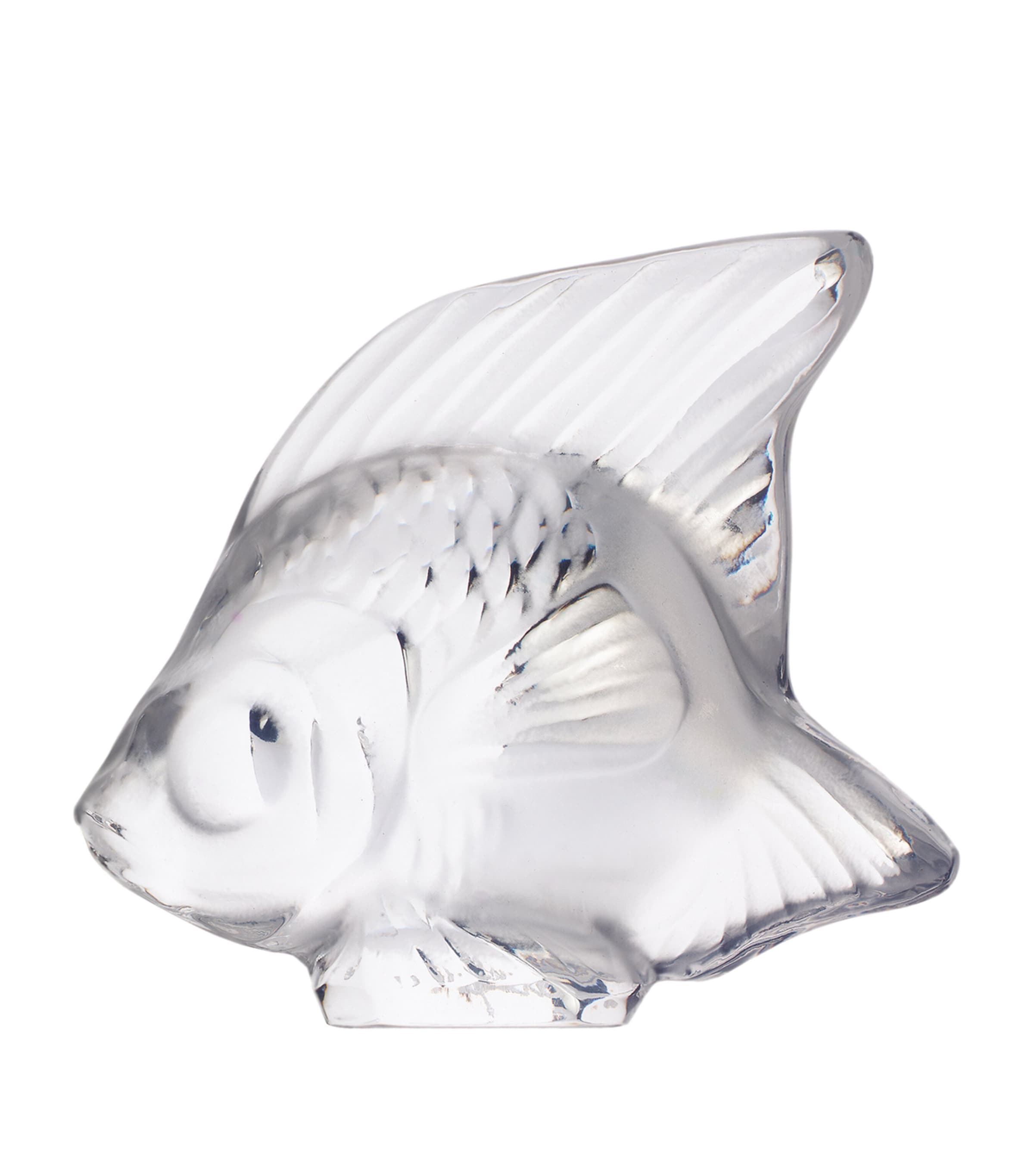 Lalique crystal fish sculpture, UK version