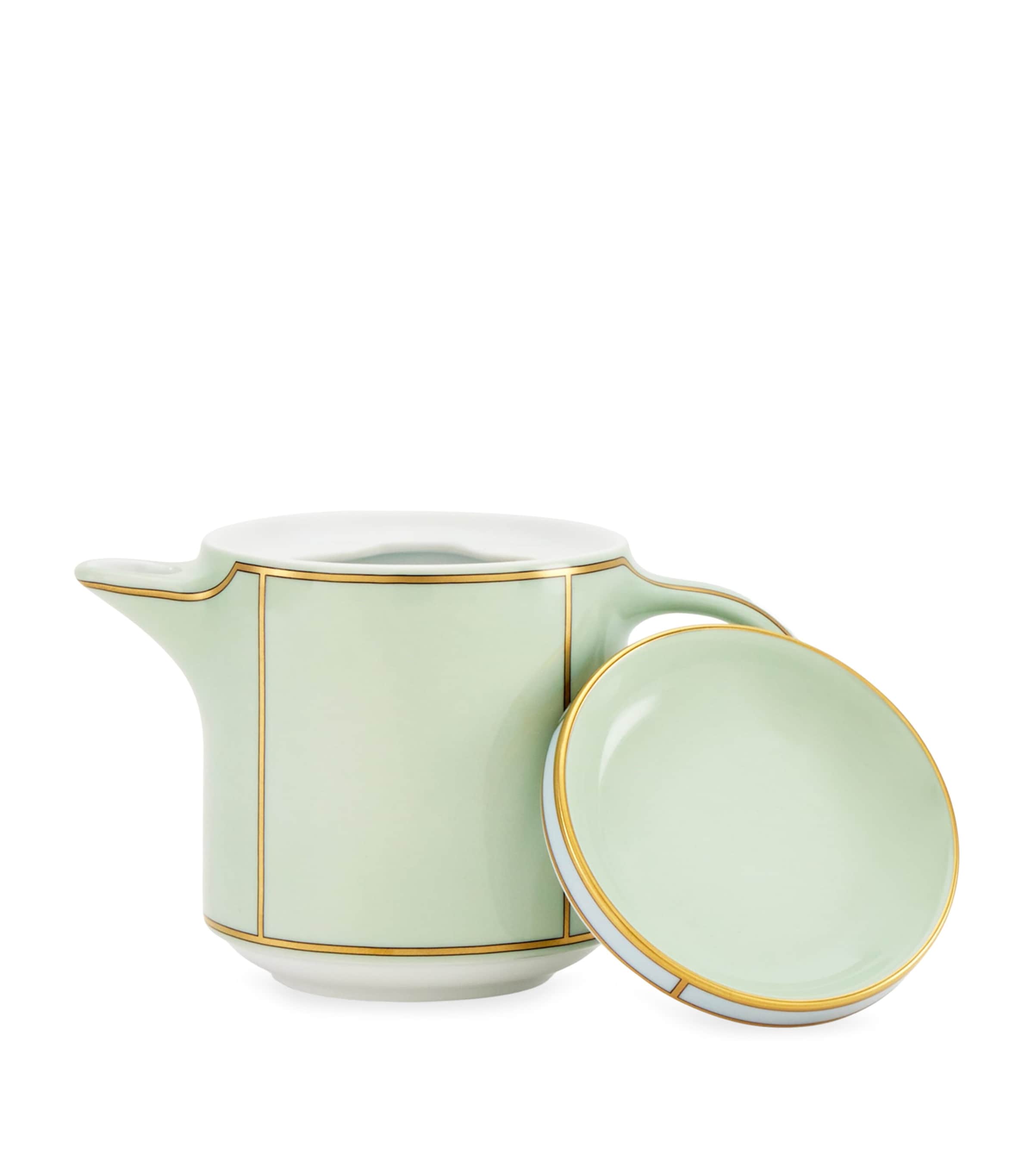 GINORI 1735 porcelain Colonna Diva Verde coffee pot 500ml, UK version