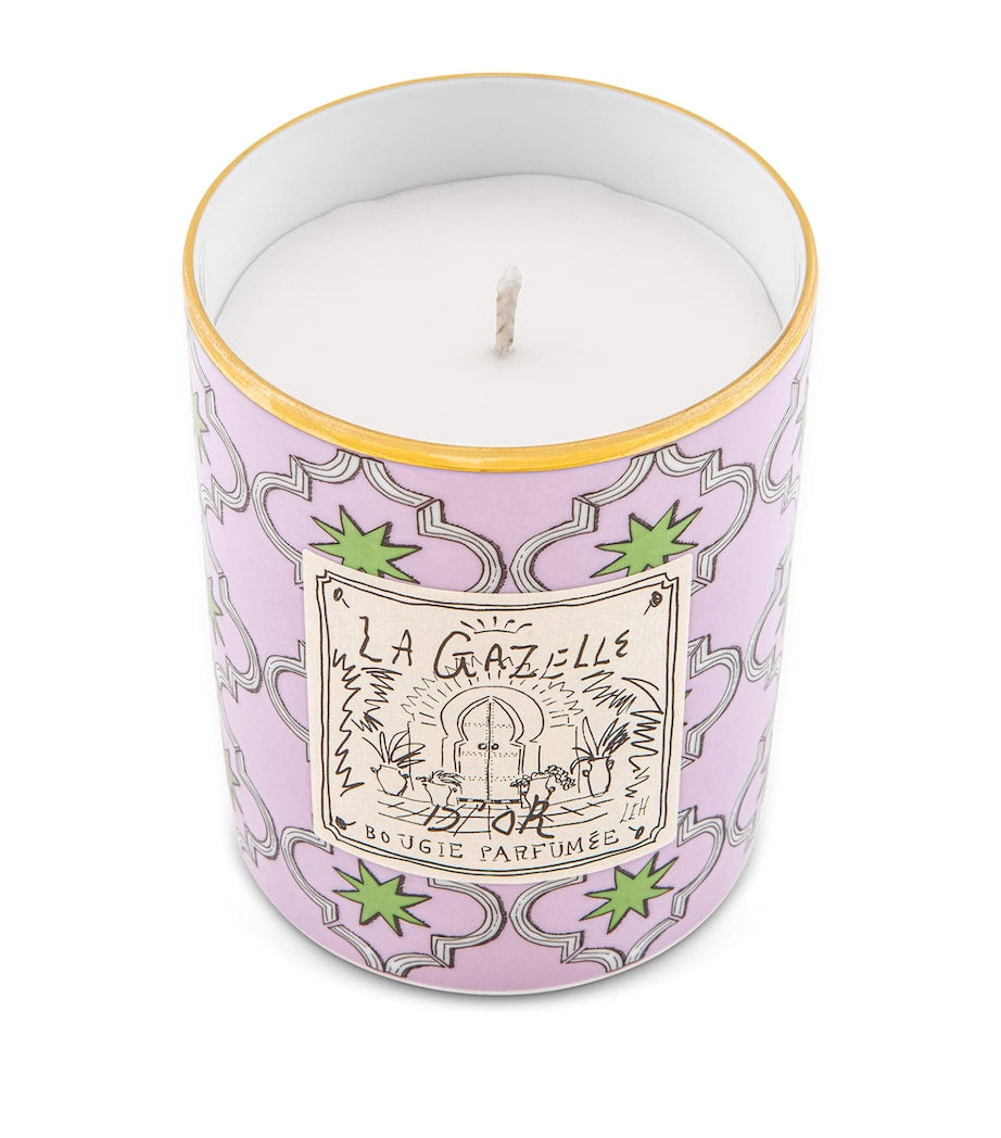 GINORI 1735 La Gazelle D'Or scented candle, UK version