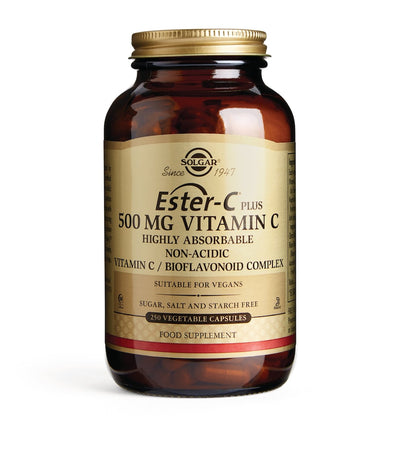 Harrods Solgar Ester-C Plus Vitamin C Vegetable Capsules Immunitätsunterstützung Nahrungsergänzungsmittel 250 x 500mg online bei McGrocer kaufen