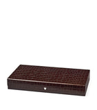 Aspinal of London leather backgammon set - British product