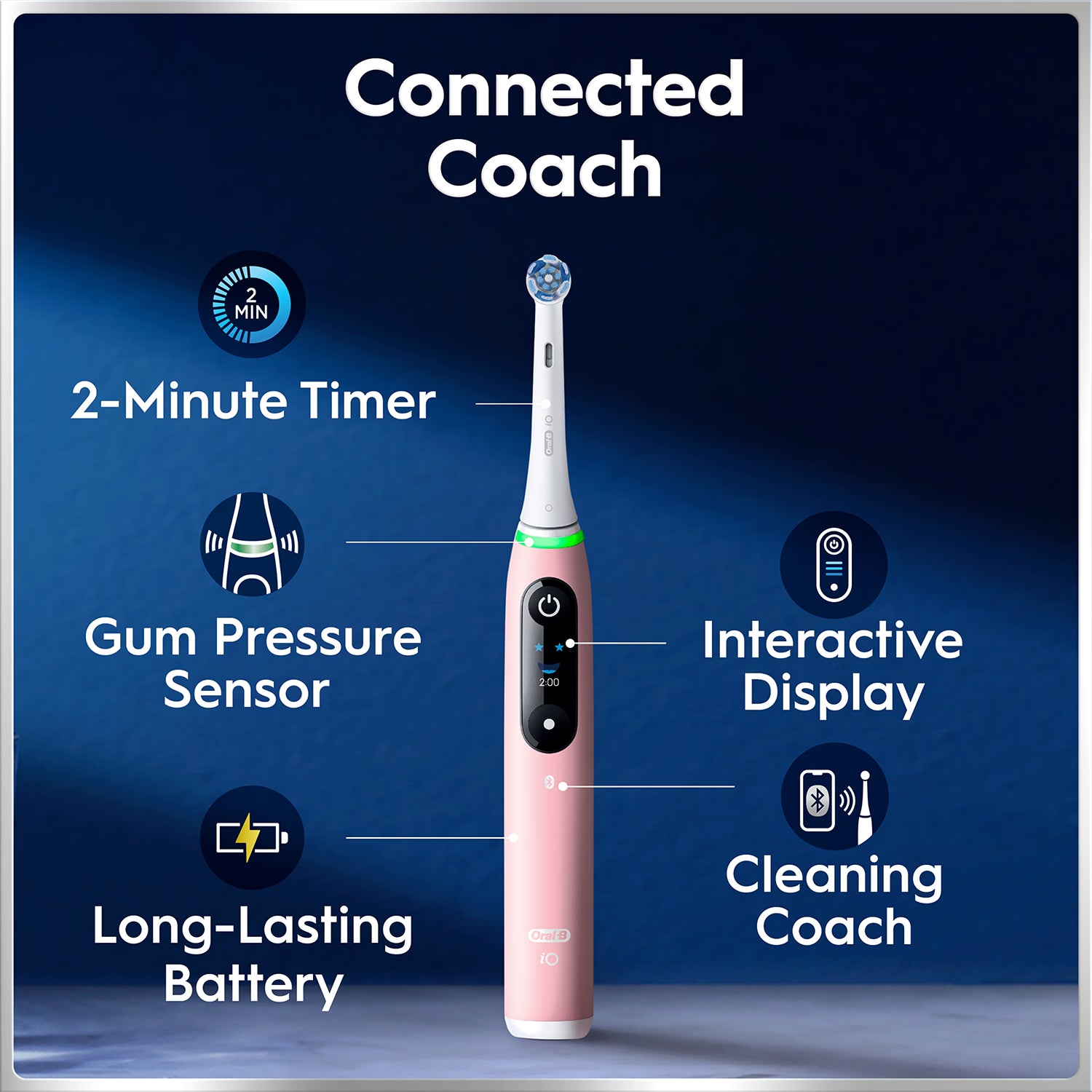 Oral-B iO 6 electric toothbrush pink - British product