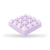 Lilac bar holder for shampoo bars, handmade jesmonite (British brand)
