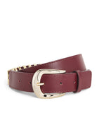Sandro Paris leather studded belt, imported from the UK