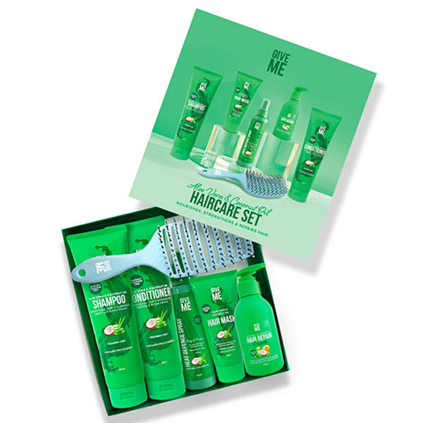 Give Me Aloe Vera Coconut Oil Haircare Set, imported from the UK
