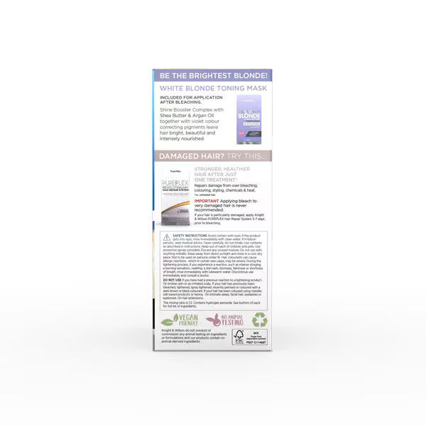 Knight And Wilson High Lift Bleach Kit Blonde Toning Mask, UK version