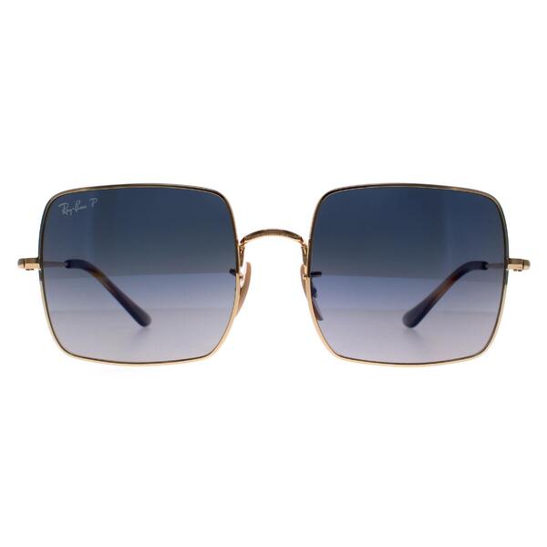 Ray-Ban Square RB1971 gold frame women sunglasses - British product