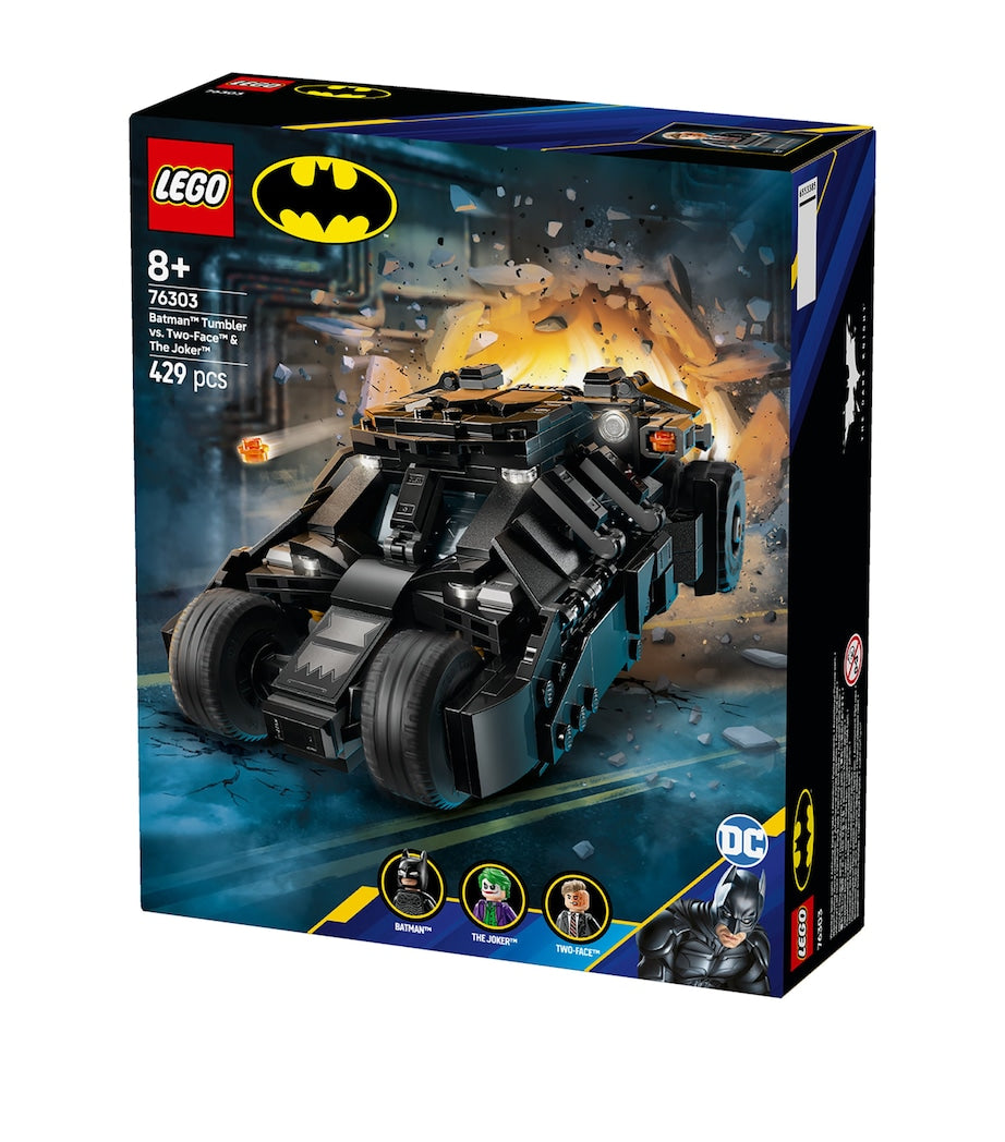 Lego DC Batman Tumbler vs Two-Face and The Joker building set, UK version