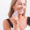 Genuine Crystal rose quartz gua sha facial tool, UK version