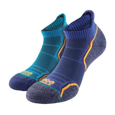 Superdrug 1000 Mile Men's Run Socklet Single Layer Socks Twin Pack- Buy online at McGrocer