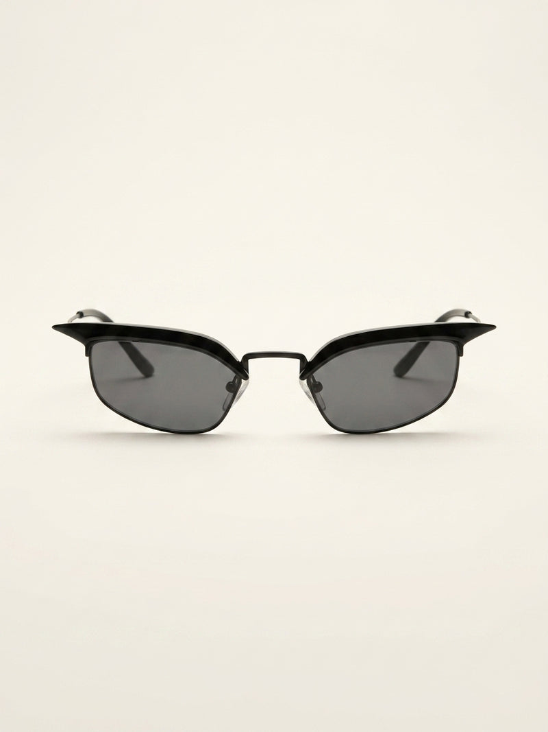 Prada PR B50S rectangle-frame metal sunglasses, UK version