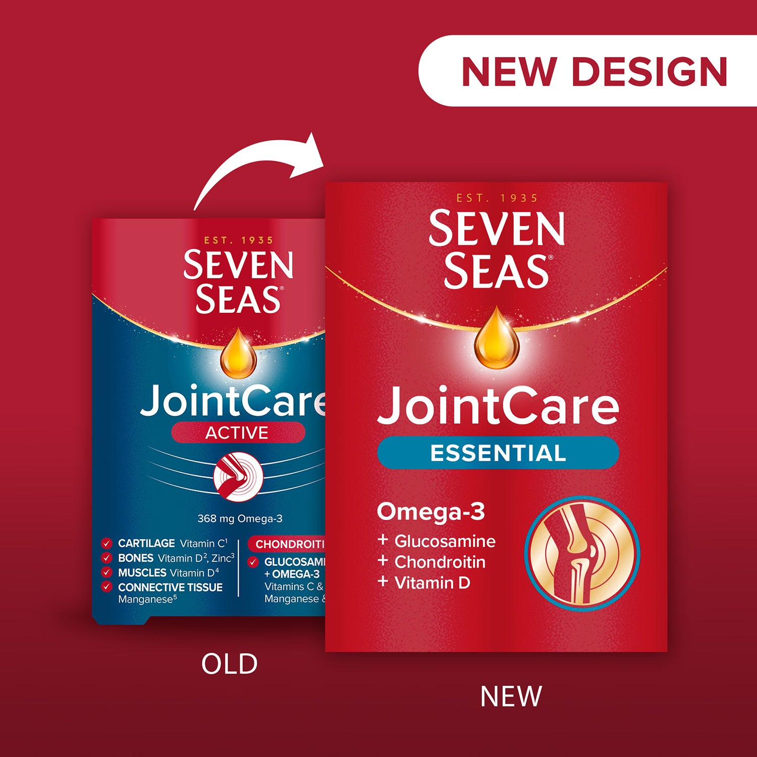 Seven Seas Jointcare Essential 30 capsules supplement - British product