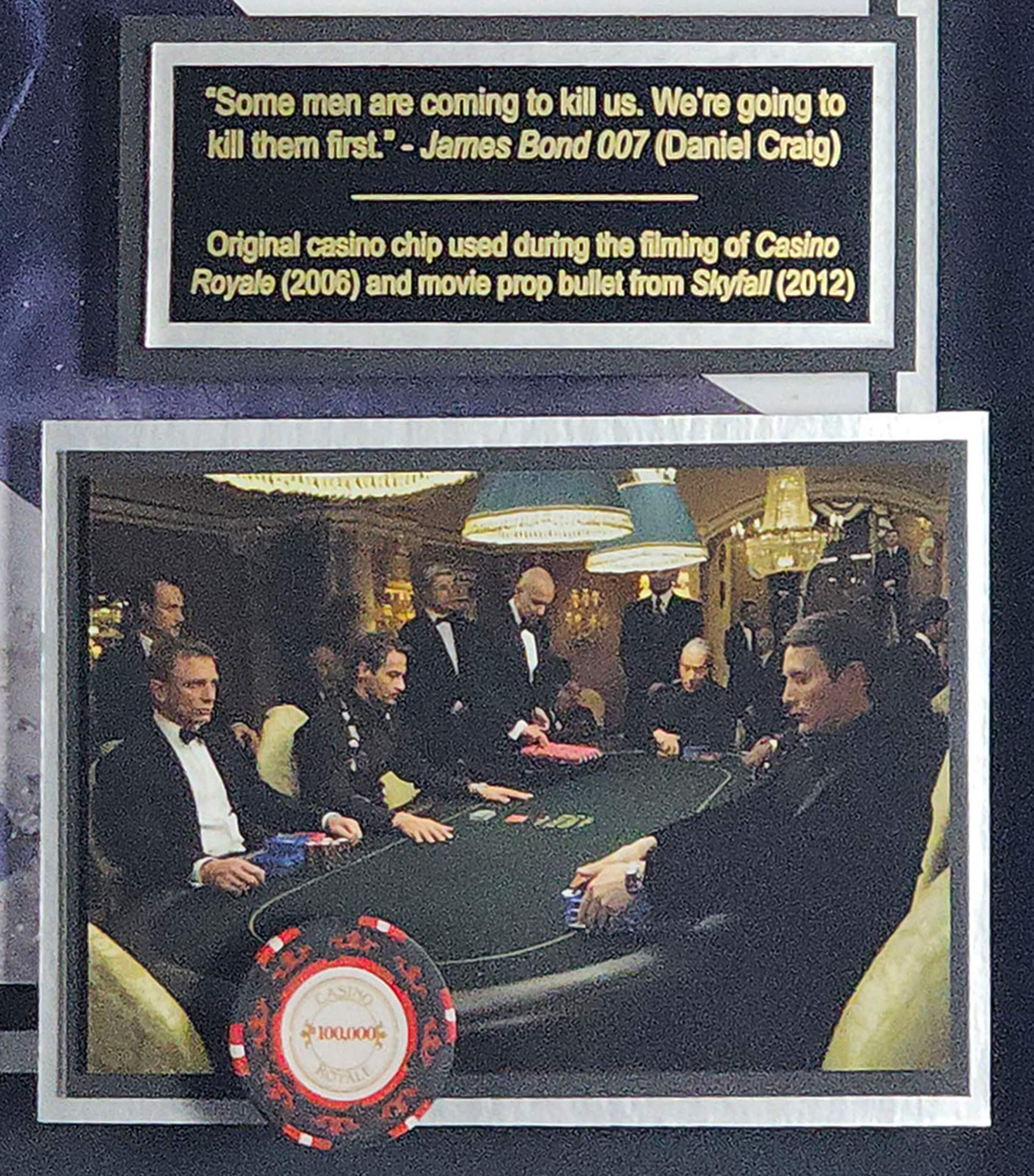 Leipzig Galleries James Bond Skyfall signed framed poster, UK version