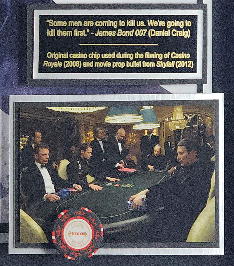 Leipzig Galleries James Bond Skyfall signed framed poster, UK version