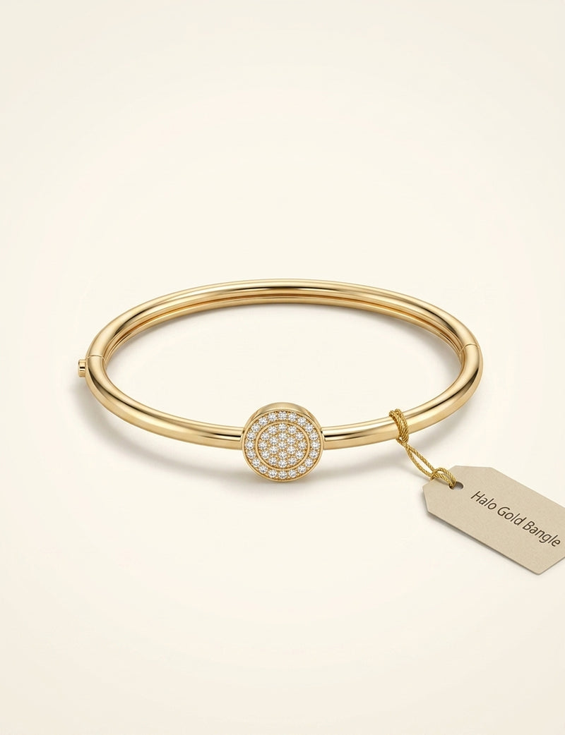 Cartier 18ct yellow gold diamond bracelet 0.58ct - British product