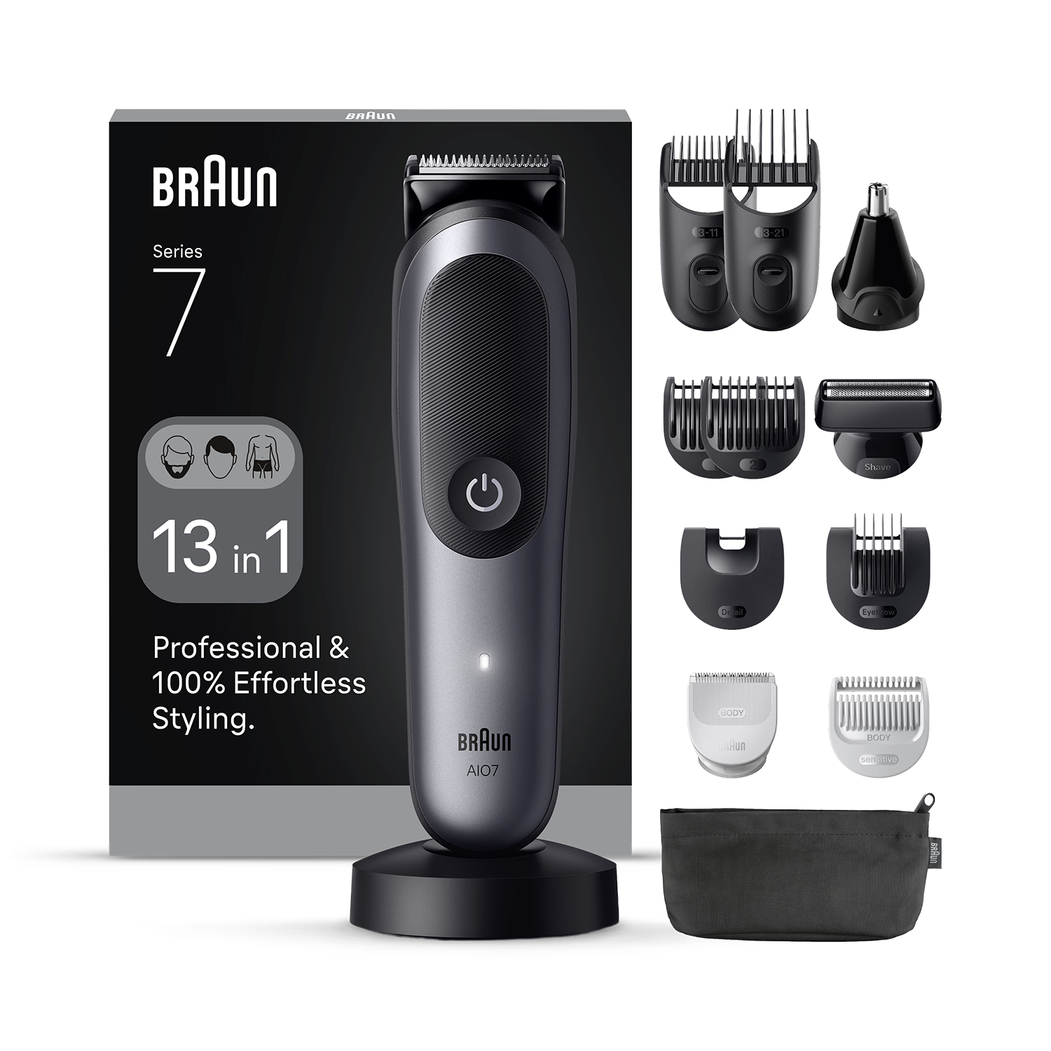 Braun Series 7 13in1 grooming kit - British product