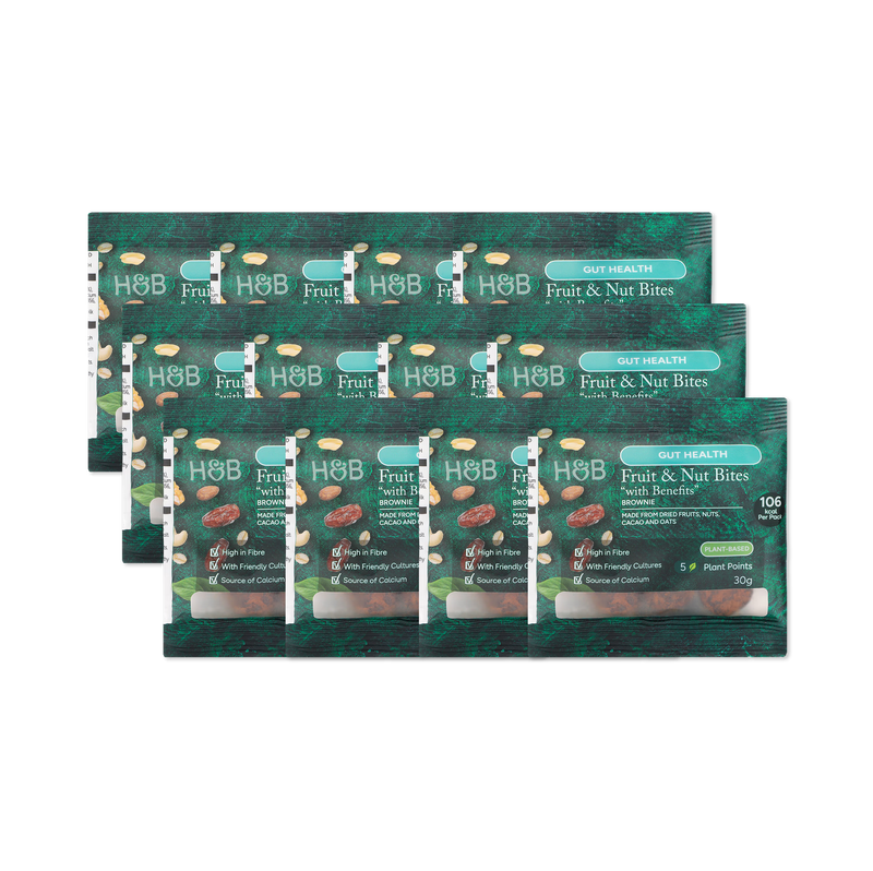 Holland & Barrett Brownie Bites 12x 30g, imported from the UK