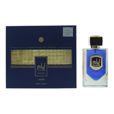 Superdrug Lattafa Liam Blue Shine Eau de Parfum 100ml Perfume Fragrance- Buy online at McGrocer