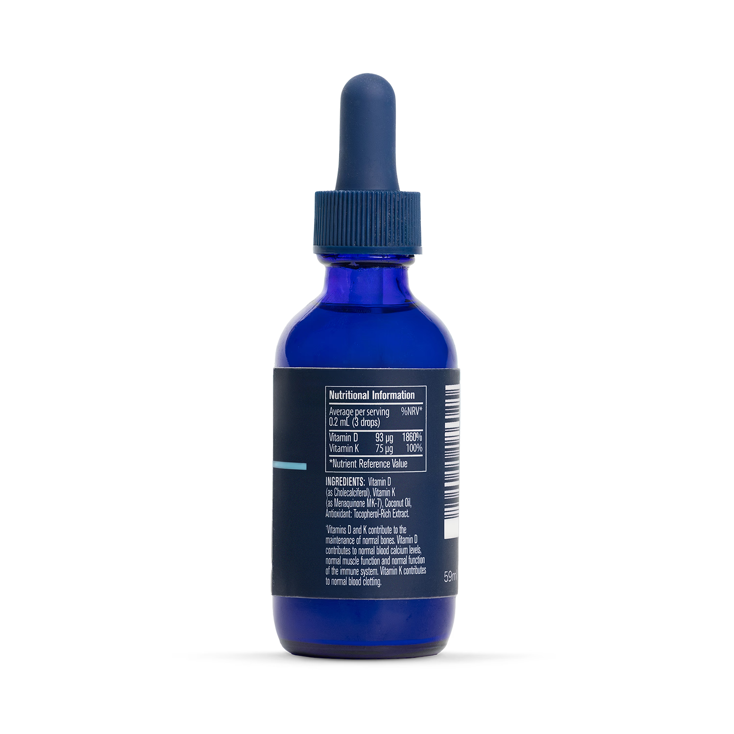Trace Minerals liquid ionic D3+K2 drops 59ml - British product