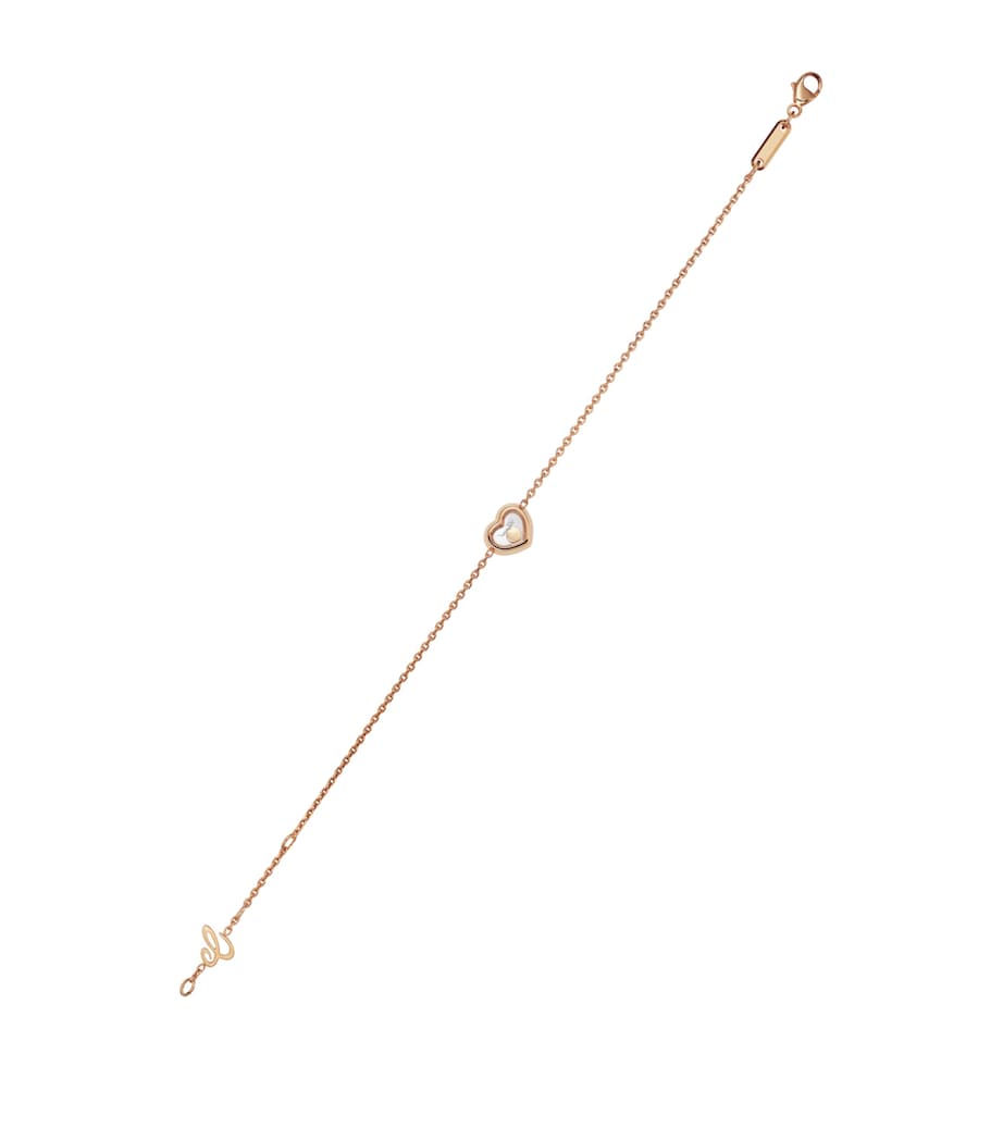 Chopard Happy Diamonds Icons bracelet 18kt rose gold diamond - British product