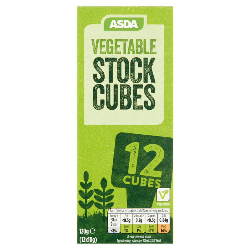 ASDA Vegetable Stock Cubes