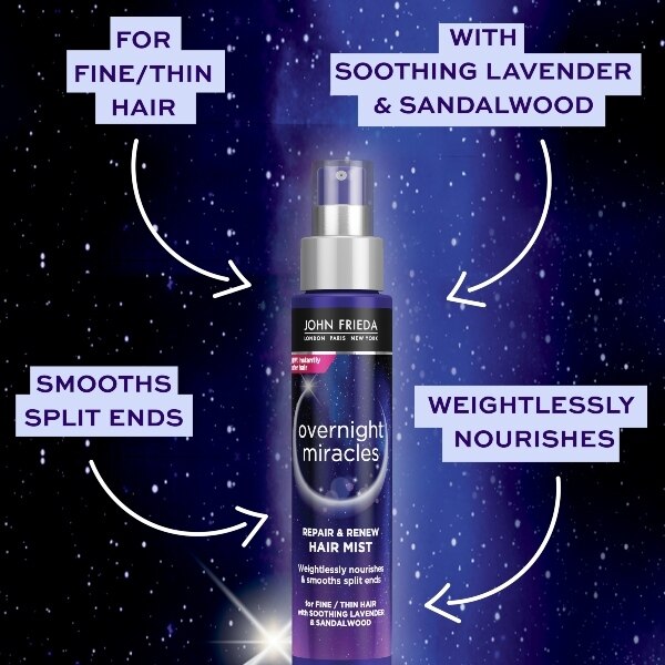 John Frieda Overnight Miracles R & R Hair Mist 100Ml GOODS Superdrug   