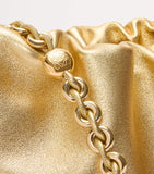 LOEWE medium metallic leather Flamenco purse, imported from the UK