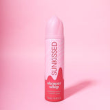 Sunkissed Shower Whip Raspberry Ripple 250ml, imported from the UK