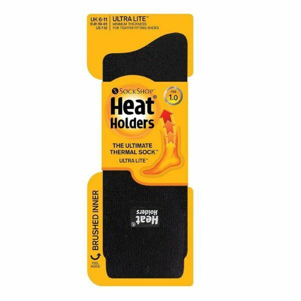 Heat Holders Ultra Lite Mens 1.0 TOG Thermal Socks 6-11 UK GOODS Superdrug   