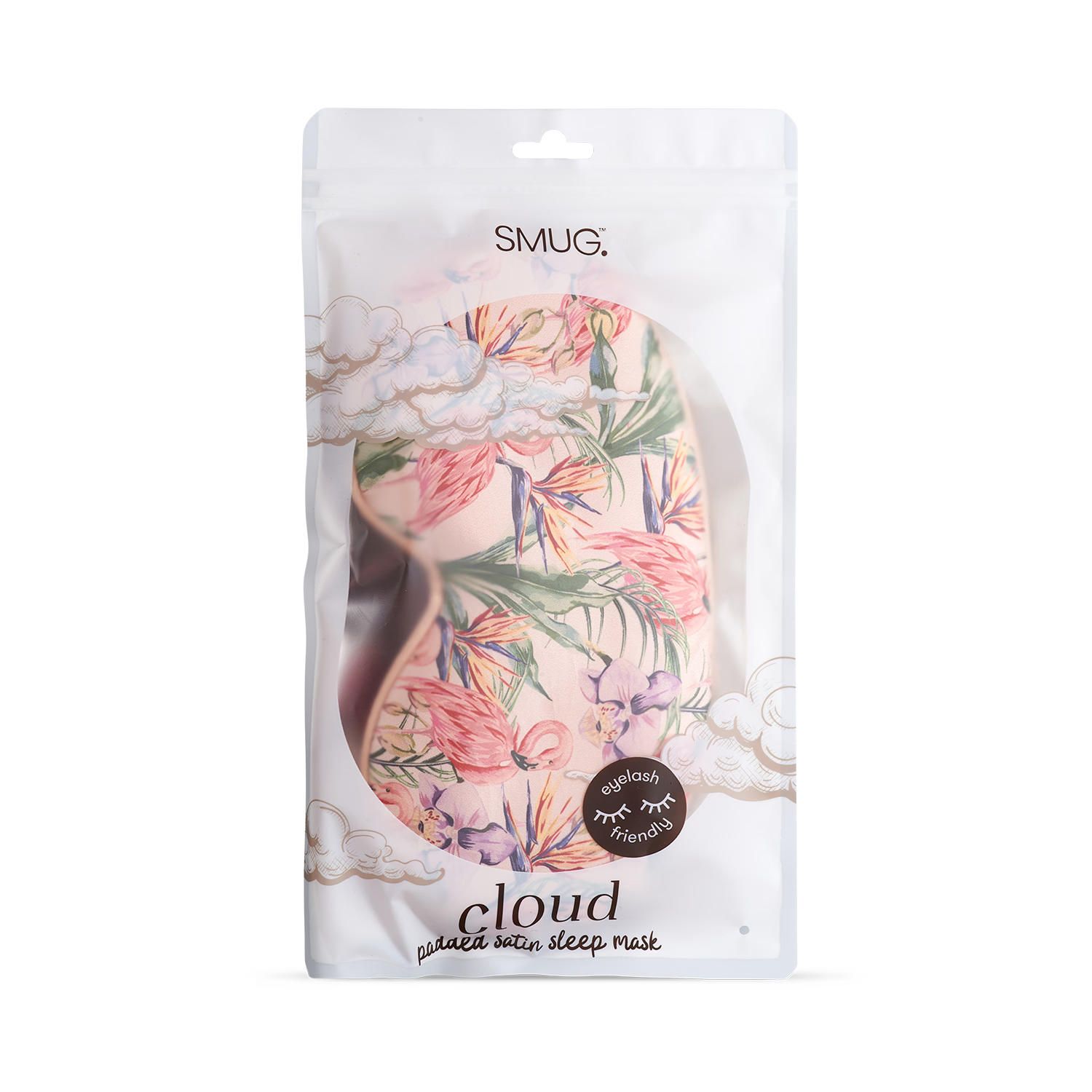 Smug sleep mask Flamingo Paradise, UK version