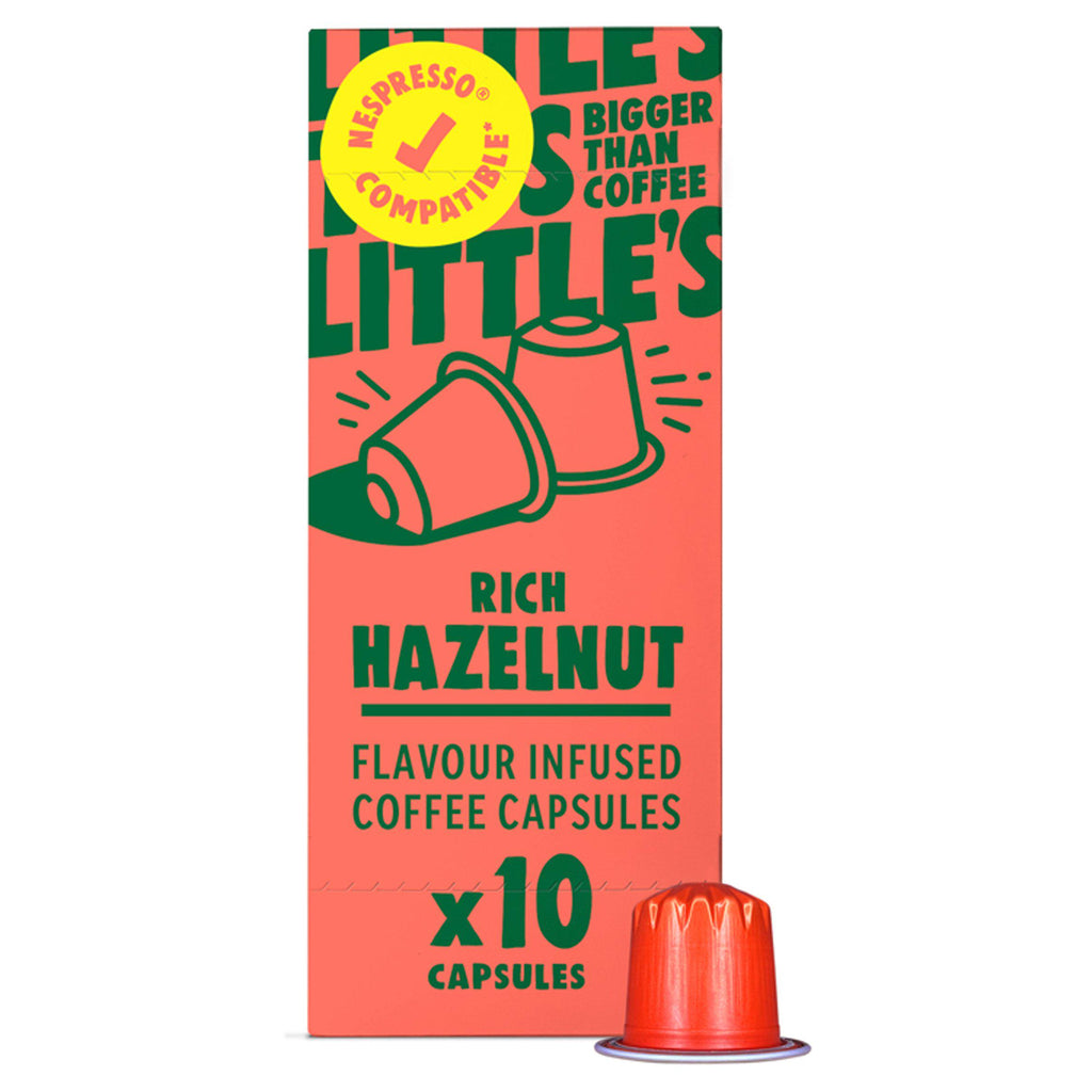 Little's Rich Hazelnut Flavour Nespresso Infused Coffee Capsules x10 55g