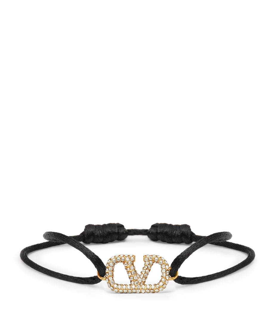 Valentino Garavani bracelet with crystal VLogo signature, UK version